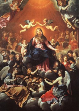  Guido Pintura al %C3%B3leo - La Coronación de la Virgen Barroca Guido Reni